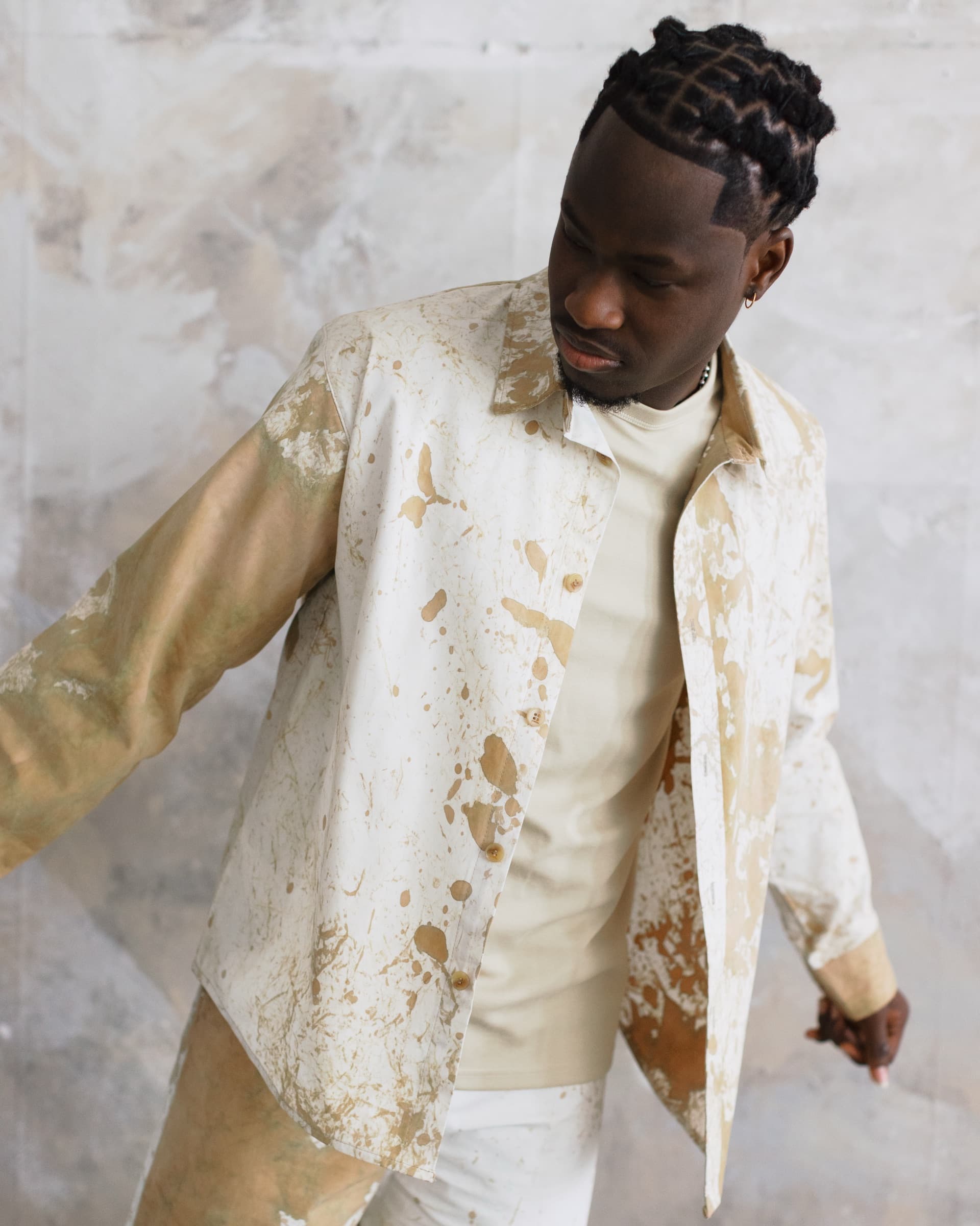 Sand and milk shirt